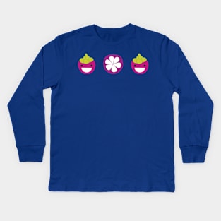 The Queen Of Fruits - Singapore Series Kids Long Sleeve T-Shirt